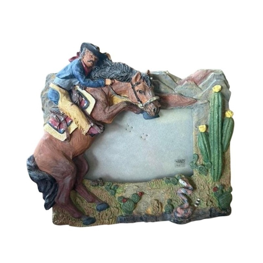 Vintage 1994 Western 3D Picture Frame